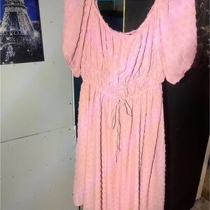 Robert Louis Blush Pink Strapless Dress